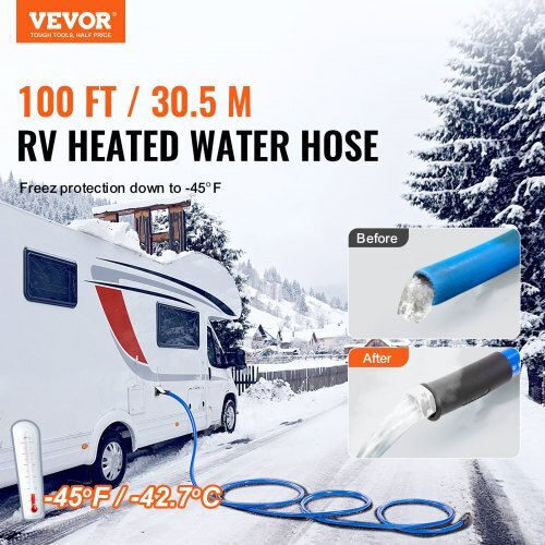 Vevor Irrigation Hose 30.8m GHKJRSG100YCCAKNLV2