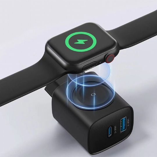 Gembird с USB-A порт и USB-C порт 20W Power Delivery / Quick Charge 3.0 Черен (2-in-1)
