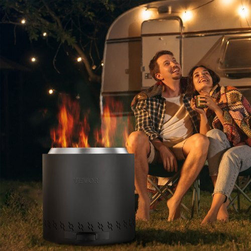 Vevor Καπνο-free Εστία 15.8" Ανοξείδωτη Ξυλόσομπα Bonfire Wyrmhkyxpgy1dxupnv0