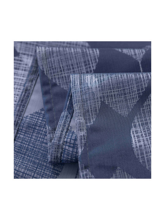 My Home Luxury Vorhang mit Grommets Blau 280x260cm