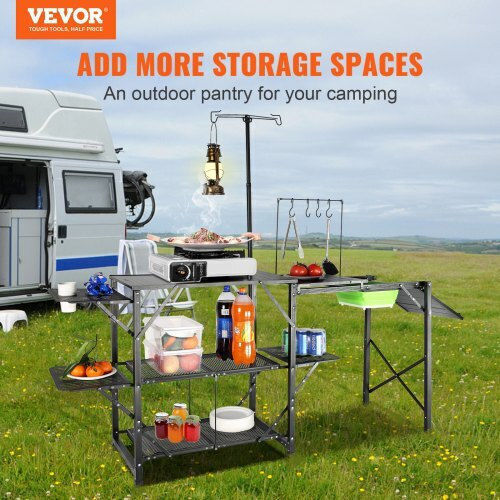 Φορητή Κουζίνα Camping Vevor Τραπέζι & Νιπτήρα Bjkydcfhsbzdsotkjv0
