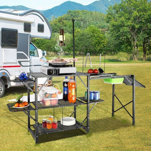 Φορητή Κουζίνα Camping Vevor Τραπέζι & Νιπτήρα Bjkydcfhsbzdsotkjv0