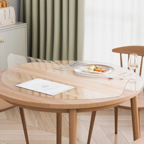 Протектор за маса Vevor 42" кръгъл прозрачен 2.0mm Yxpvczb42x4292rmrv0