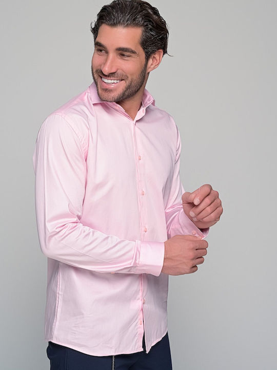 Ben Tailor Cotton Shirt Pink