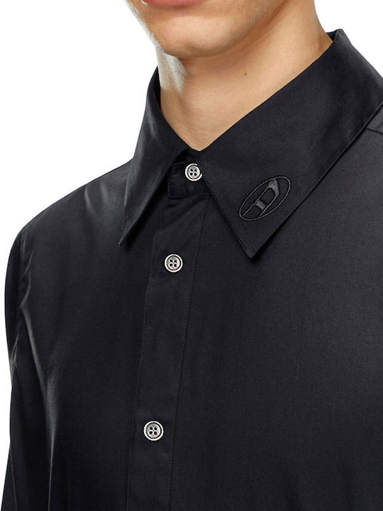 Langärmlig Hemd Black