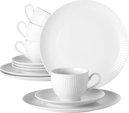 Seltmann Weiden Plate Shallow made of Porcelain White with Diameter 22.5cm