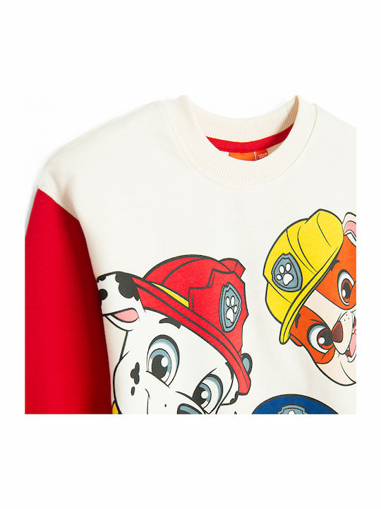 Kinder-Sweatshirt White Paw Patrol