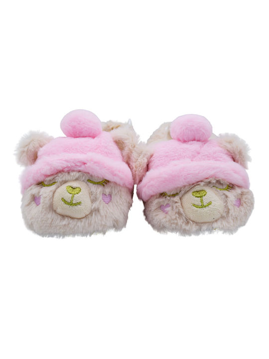 Adam's Shoes Kids Slippers Beige