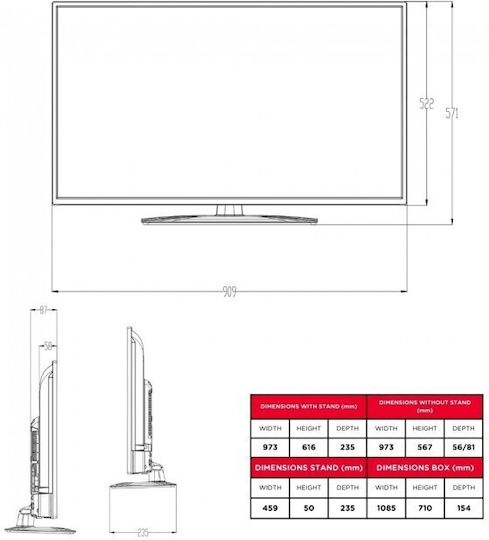 Aiwa Smart Τηλεόραση 40" Full HD LED GO50804 (2024) 40GO50804