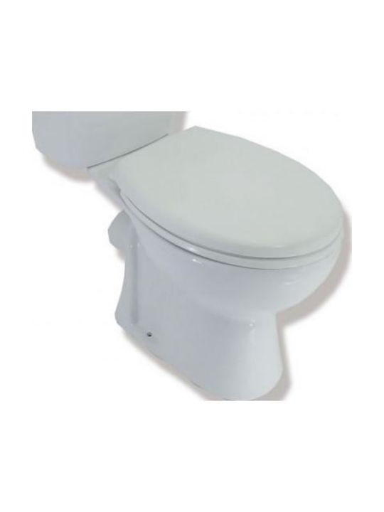 Gloria Eco Stehende Toilette mit Spülung mit Deckel Sanftes Schließen Weiße
