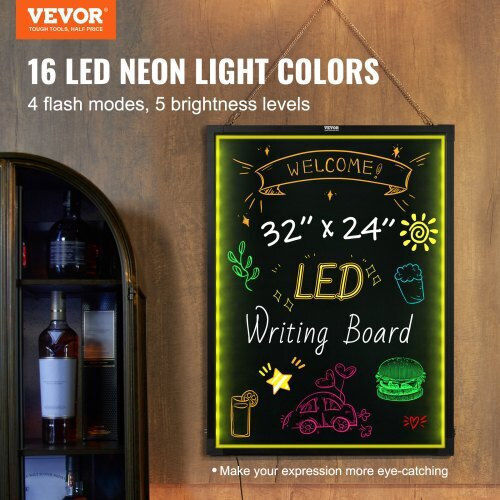 Vevor Chalk Board 81.28x60.96cm
