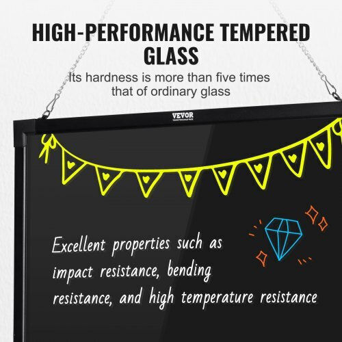 Vevor Chalk Board 81.28x60.96cm