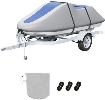 Vevor Jet Ski Cover Waterproof 600D Gray+Blue Mttz600d1261s5o7fv0