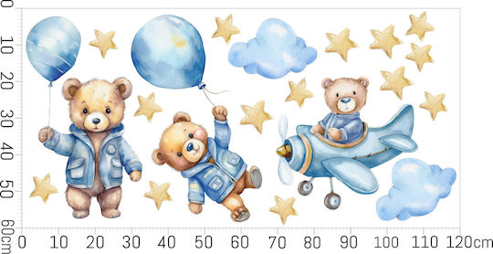 Decowalls Kinder Wandsticker Wand Leuchtend 60x120cm