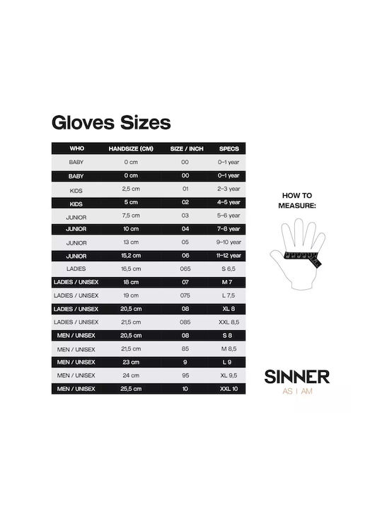 Sinner Mittens Men's Ski & Snowboard Gloves Black