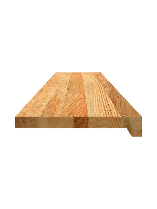Vidaxl Window Sills 2 Pcs Dark Brown 120x30x2 cm Solid Oak Wood Brown