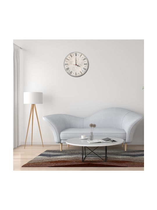 Ceas de Perete Living Room Bucătărie Decor Acasă Beton 30cm