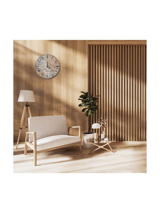Ceas de Perete Decorare Living Dormitor Imitatie Beton 30cm