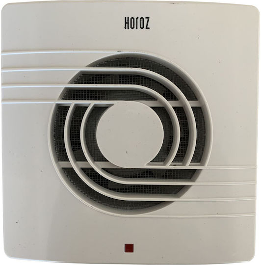 Horoz Electric De perete Ventilator de Baie 100mm Alb