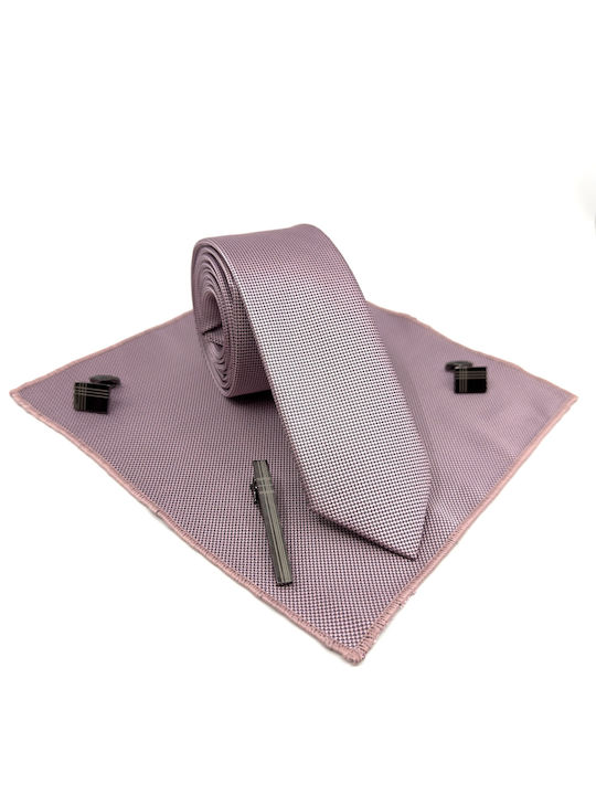 Legend Accessories Men's Tie Set in Purple Color