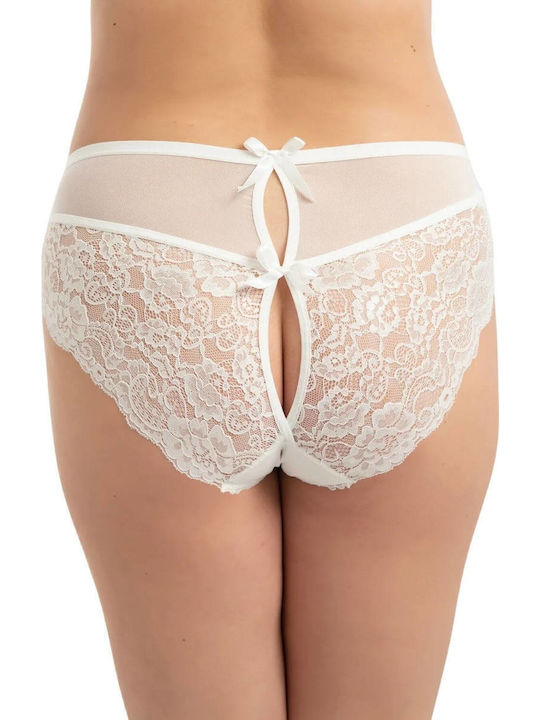 Damen Slip Ecru
