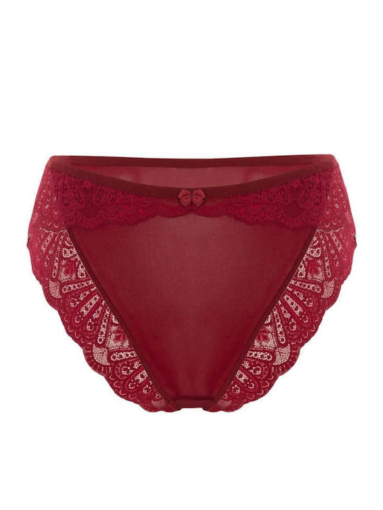 Damen Slip Burgundy