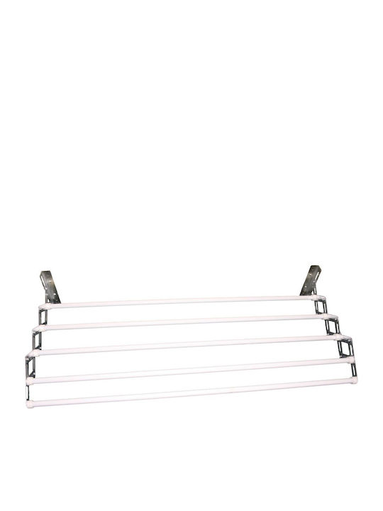 Strend Pro Uscătoare Rufe Pliere De Perete Metalică Cu Lungimea Suportului De Uscare A Hainelor 4m