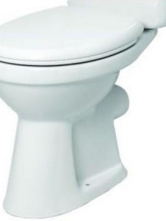 Gloria Stehende Toilette mit Spülung Weiße