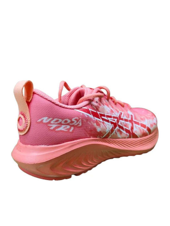 Gel-noosa Tri 16 Gs Kids Sports Shoes Running with Laces Pink