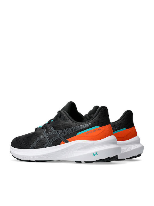 GT-1000 13 GS Αθλητικά Παιδικά Παπούτσια Running με Κορδόνια Μαύρα