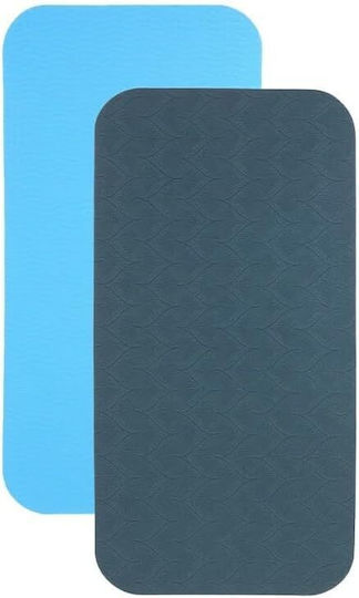 Σετ 2 Προστατευτικά Γονάτων Yoga Knee Pads Επιγονατίδες Γιόγκα Μπλε 2 Τμχ