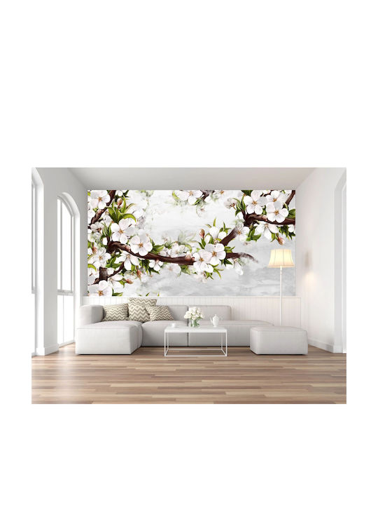 Τοιχογραφία Τοίχου Κρεβατοκάμαρας Κλαδί Cherry Blossom Flowers 197x296