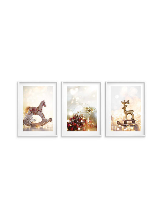 Weihnachtsposter Weihnachtsdekorationen Wohnzimmer 3x50x70
