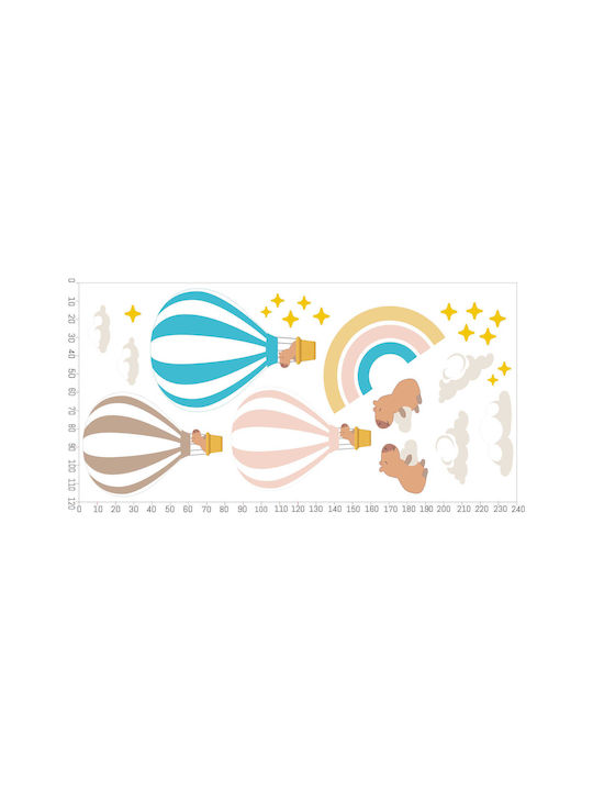 Decowalls Autocolant Decorativ pentru Copii Perete 120x240buc