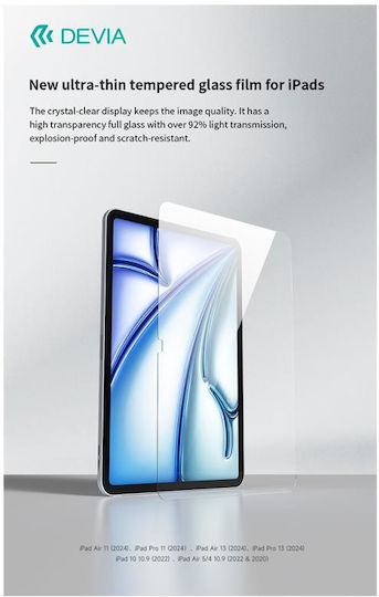 Devia Tempered Glass (iPad Pro 2024 11")