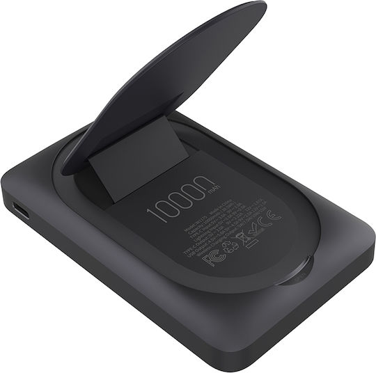 Veger MagOn Pro MagSafe Power Bank 10000mAh 22.5W με Θύρα USB-A και Θύρα USB-C Μαύρο