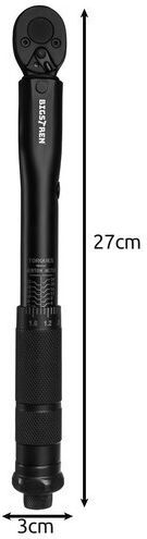 Bigstren Torque Wrench 1/4" 2-24 Nm 27cm