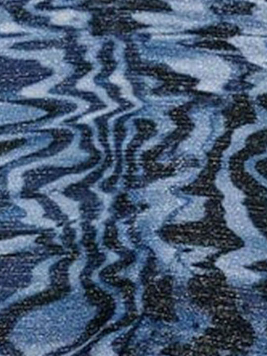 Water Gate Silver Bikini Slip Blue