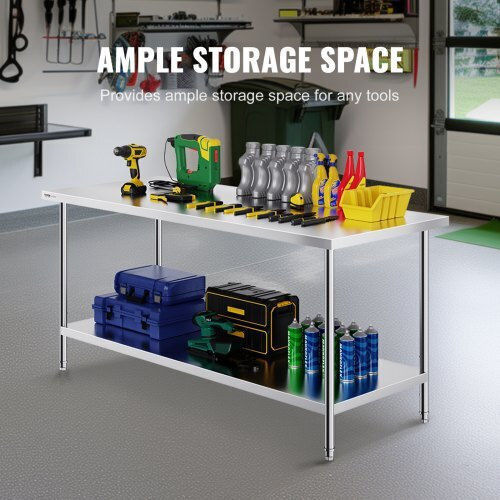 Vevor Stainless Steel Workbench 30x72x34in Food Preparation Cfbxggztlcwjs66rvv0