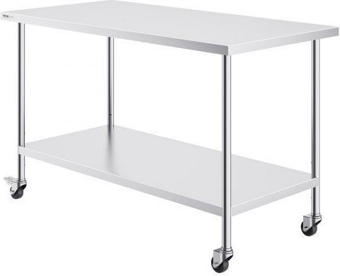 Vevor Stainless Steel Workbench 30x60 cm Wheels Cfbxggztlcdj1csd7v0