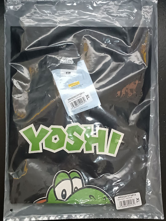 T-shirt Super Mario Black Cotton