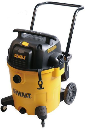 DEWALT Прахосмукачка За Течности / Твърди 1020W с Пластмаса Контейнер 61лт
