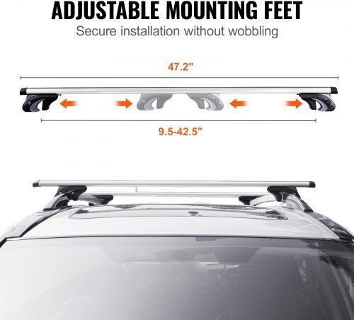 Vevor Universelle Dachträger 120 cm Fahrzeuge Erhöhte Schienen Hgjtykgccdkg8dvh7v0