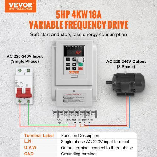 Vevor BPDSQ5HP0000AMGB0V7 Σταθεροποιητής Τάσης