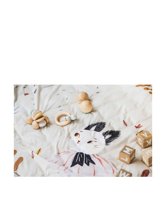 Play&go Saltea de Joacă pentru Copii din Țesătură Bej 120x120cm 1buc