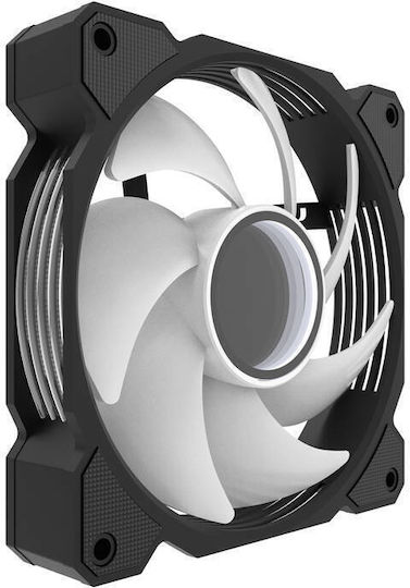 Darkflash DR08 Case Fan 120mm 1600rpm 59.1cfm with RGB Lighting and 4-Pin PWM Connection 3pcs