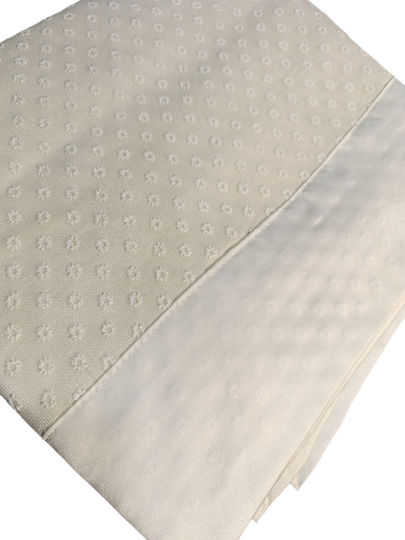 Beige Christening Oilcloths Set 2 Pieces