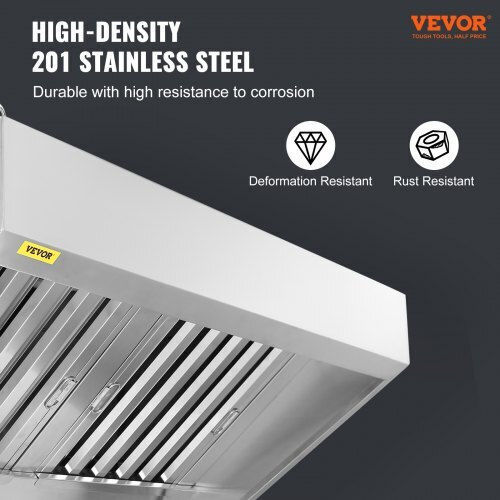 Vevor 8ft Food Truck Commercial Extractor Hood Sypyzyc8075hp0j29v0