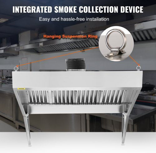 Vevor 8ft Food Truck Commercial Extractor Hood Sypyzyc8075hp0j29v0