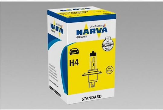 Narva Lamps Car H4 / P43T Halogen 12V 1pcs
